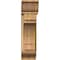Ekena Millwork Merced Traditional Rough Sawn Bracket w/ Offset Brace, Western Red Cedar, 8"W x 26"D x 30"H BKT0806X26X30MRC01RWR - alternate 2